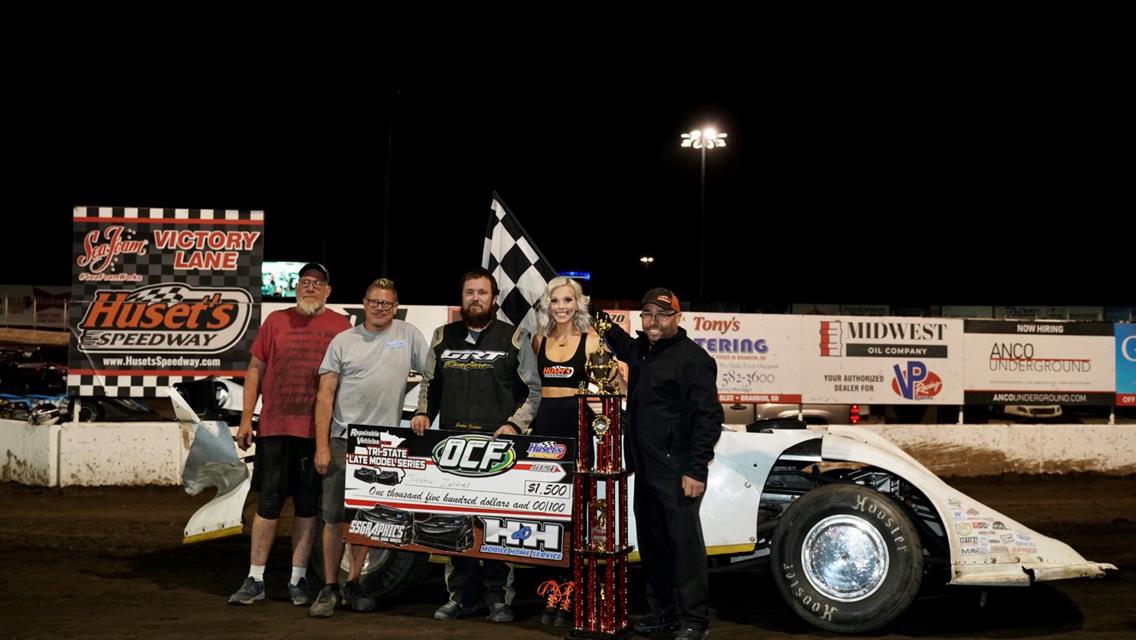 Zeitner, Olivier, Faber and Gulbrandson Record C & B Operations Cheater’s Day Triumphs at Huset’s Speedway