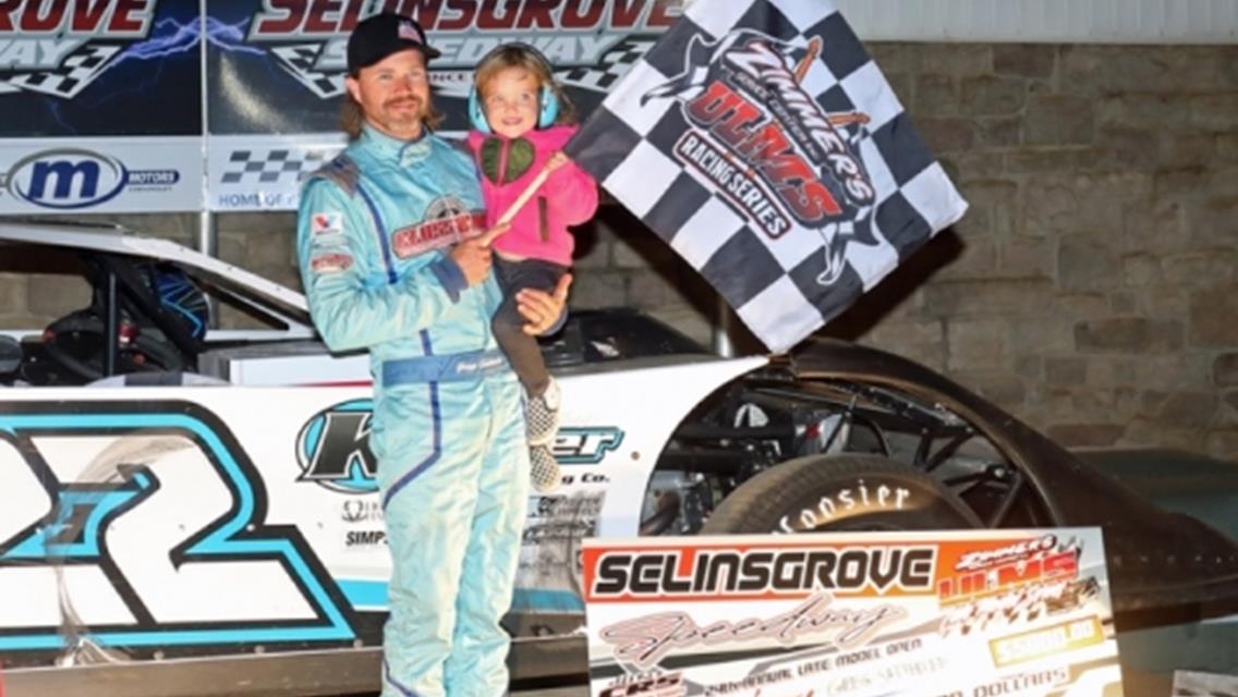 Selinsgrove Speedway (Selinsgrove, PA) - Zimmer&#39;s United Late Model Series - Late Model Open - June 18th, 2022. (Barry Lenhart photo)