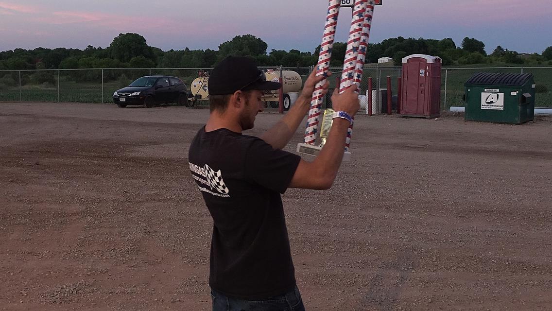Johnny Kringas Wins - The Kim Parsons Memorial - at Beaver Dam Raceway