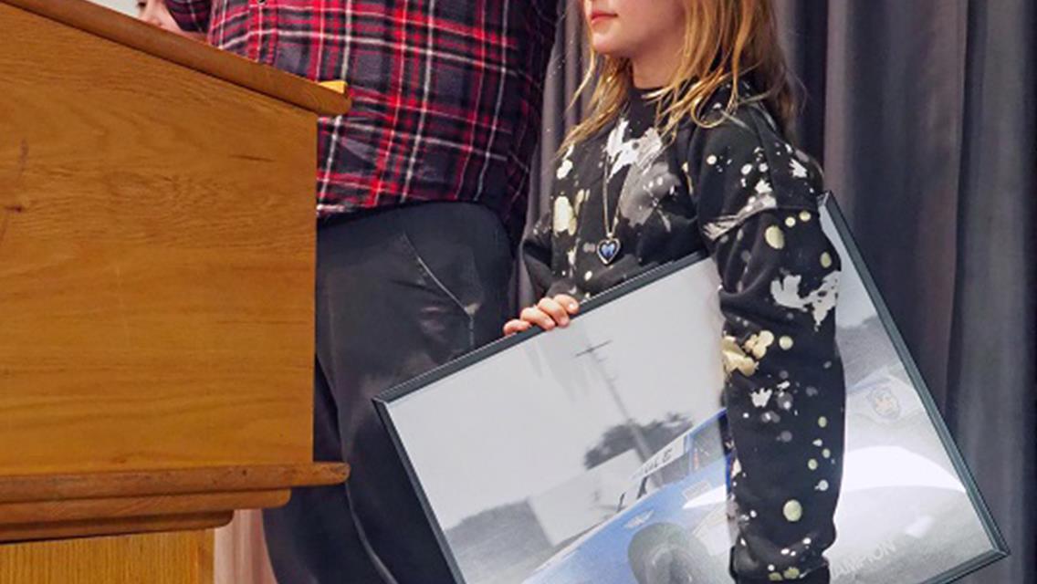 Rob Maule on Stage with Daughter