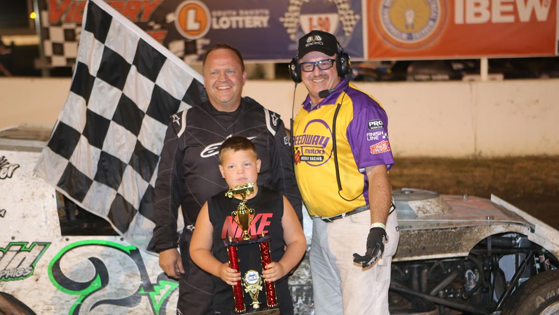 Voss scores first at I-90 Speedway, Gulbrandson claims win by 0.002