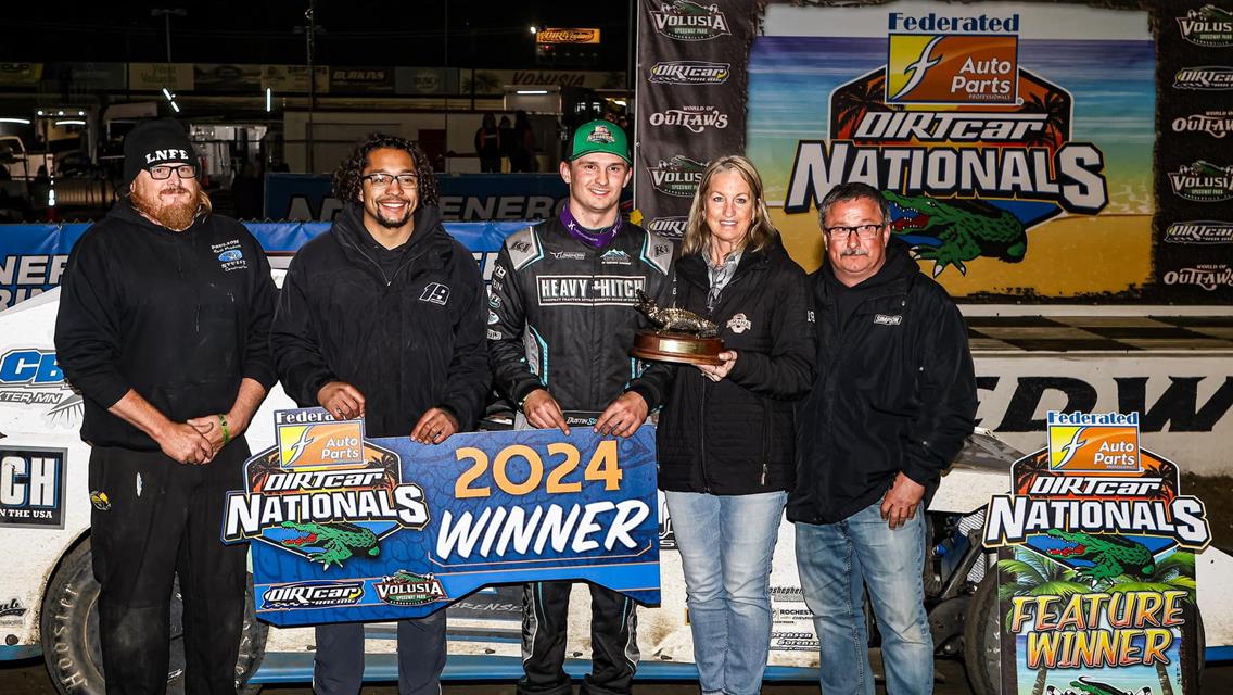 Volusia Speedway Park (De Leon Springs, FL) – DIRTcar UMP Modified – DIRTcar Nationals - Gator Championship – February 5th-10th, 2024. (Tyler Carr Photo)