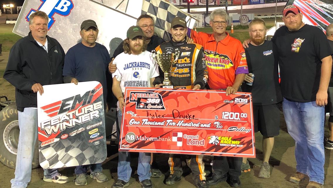 Tyler Drueke Wins the Nebraska Cup at Eagle Raceway!