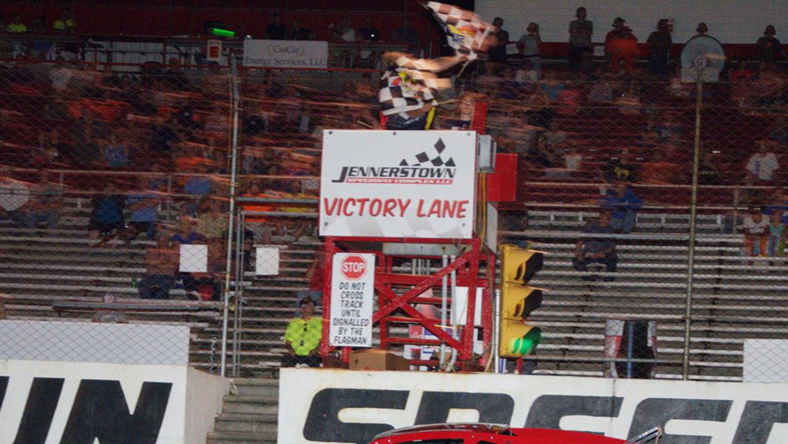 Hirschman Starts Tenth and Wins Hunter Truck Sales 100 at Jennerstown; Sever Wins First of the Year