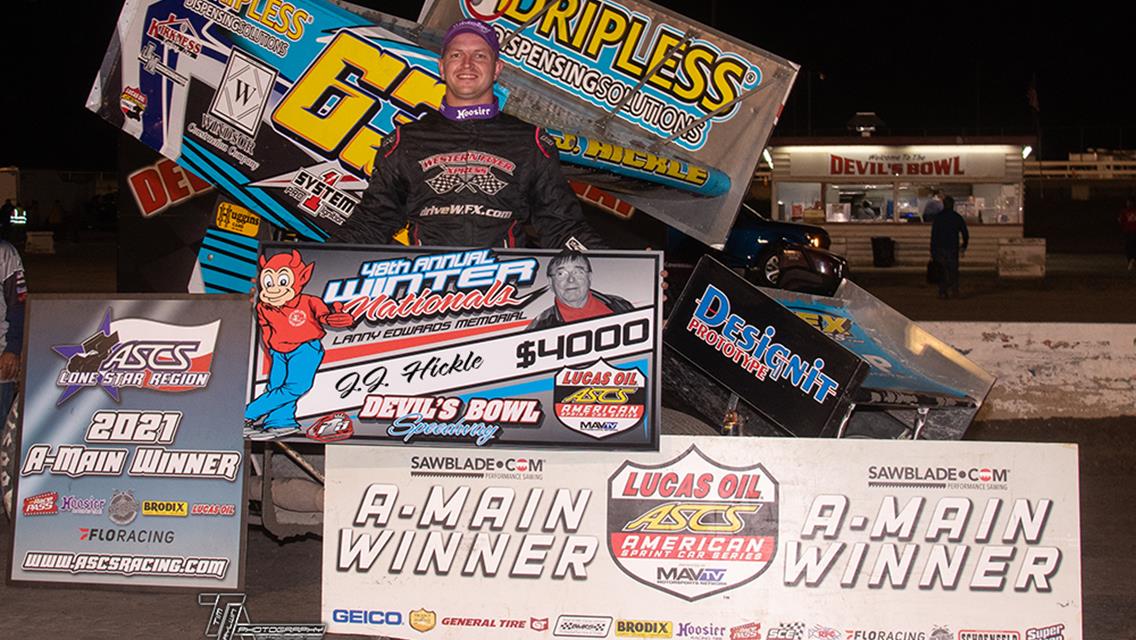 J.J. Hickle Wins The 48th Devil’s Bowl Winter Nationals