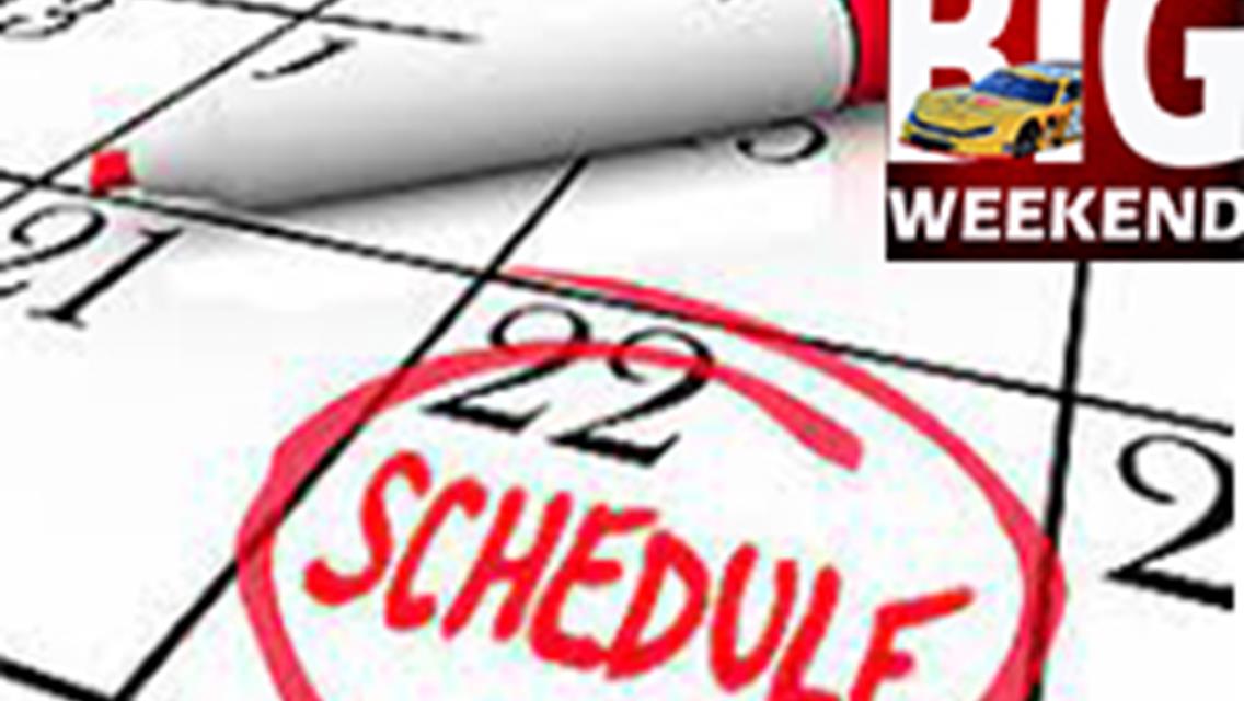 BIG Weekend Opener Detailed Schedule Set