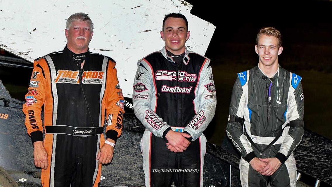 Harris tough to beat at Creek County Speedway, captures 2nd OCRS victory