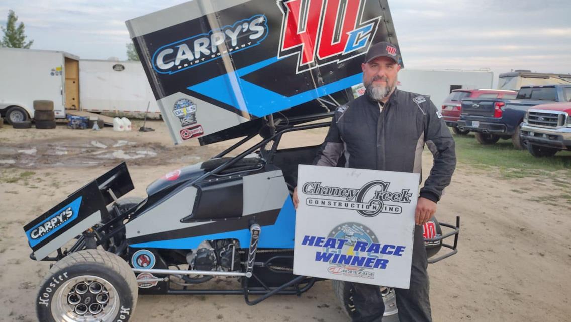 JUSTIN WARD WINS HIS FIRST FEATURE RACE