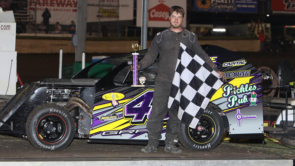 McBirnie from 19th to the win at Iowa&#39;s Action Track