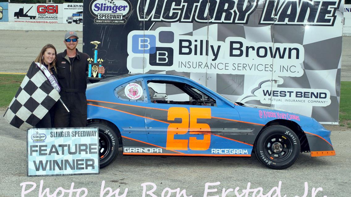 Alex Prunty Wins Carl Wegner Memorial 100 as RJ Braun Claims the Elite Eight Super Late Model Championship at Slinger