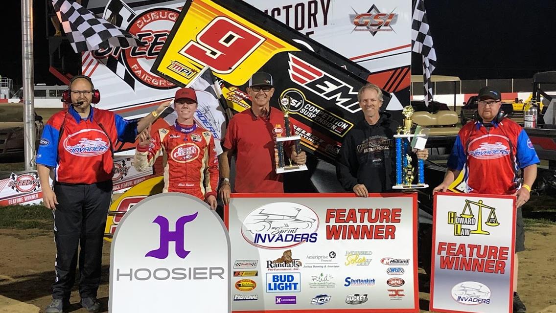 Chase Randall Wins Dubuque Slugfest for Fourth Sprint Invaders Win of the Season!