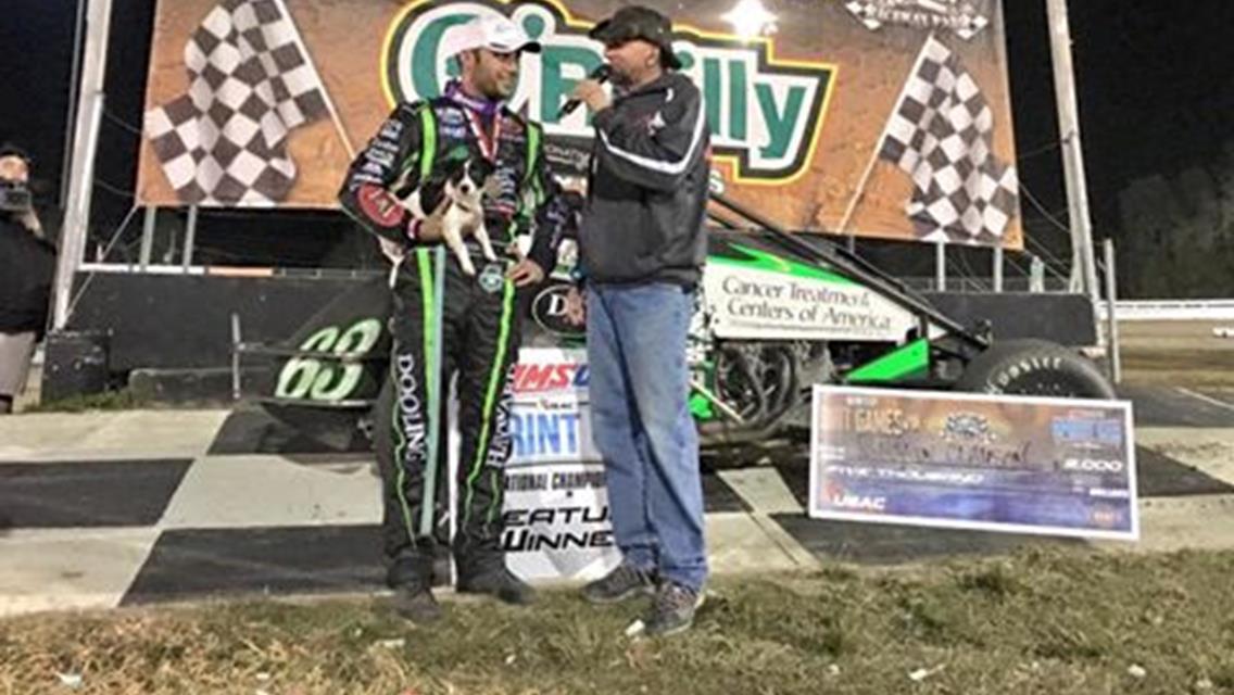 Clauson Cruises to National Sprint Season Opener in Ocala