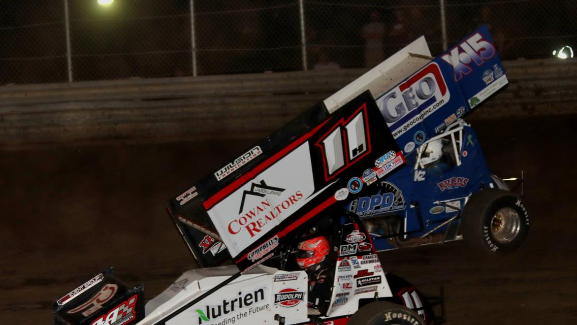 KEEGAN HOLDS OFF MACEDO &amp; GRESSMAN AT THE LINE