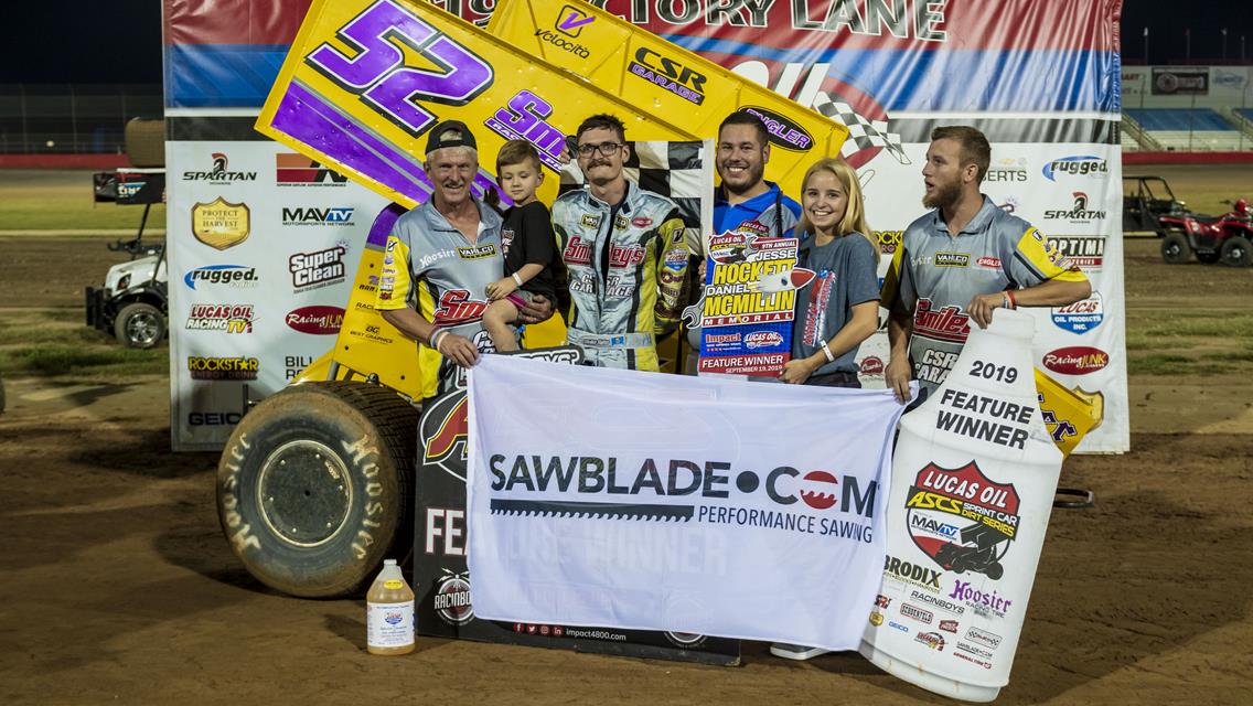 Blake Hahn Triumphant In Hockett/McMillin Memorial Opener At Lucas Oil Speedway
