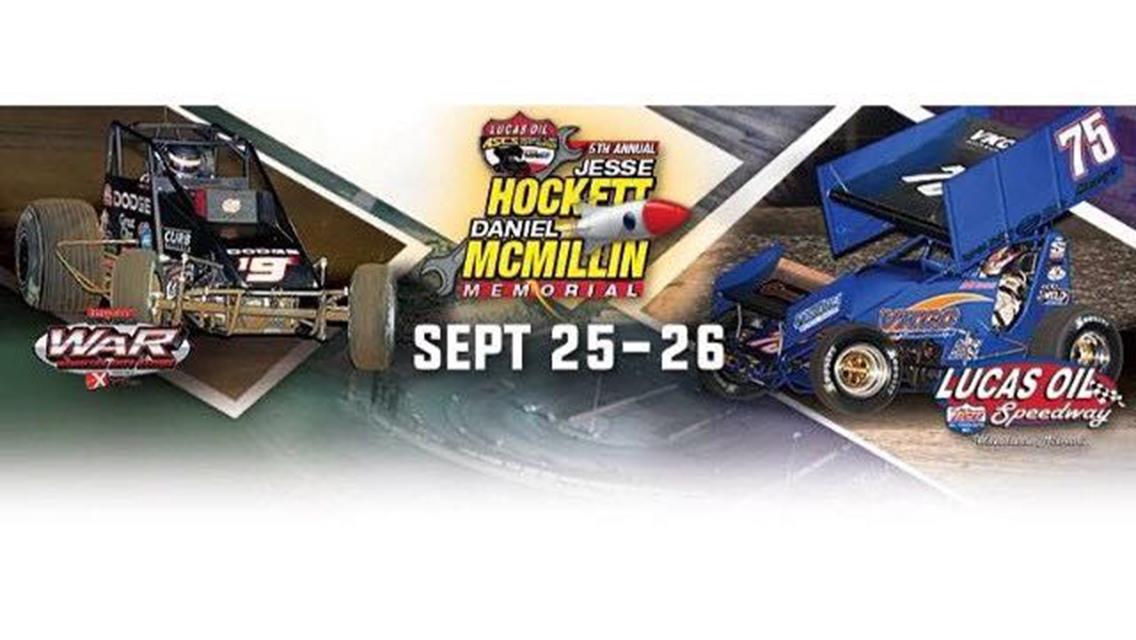 Hockett/McMillin Memorial Lap Sponsorship to Benefit Kevin Swindell and Patrick Stasa