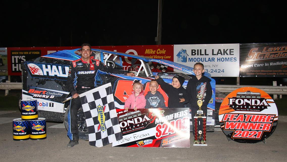FRIESEN WINS $2,400 ON DOLLAR NIGHT AT FONDA