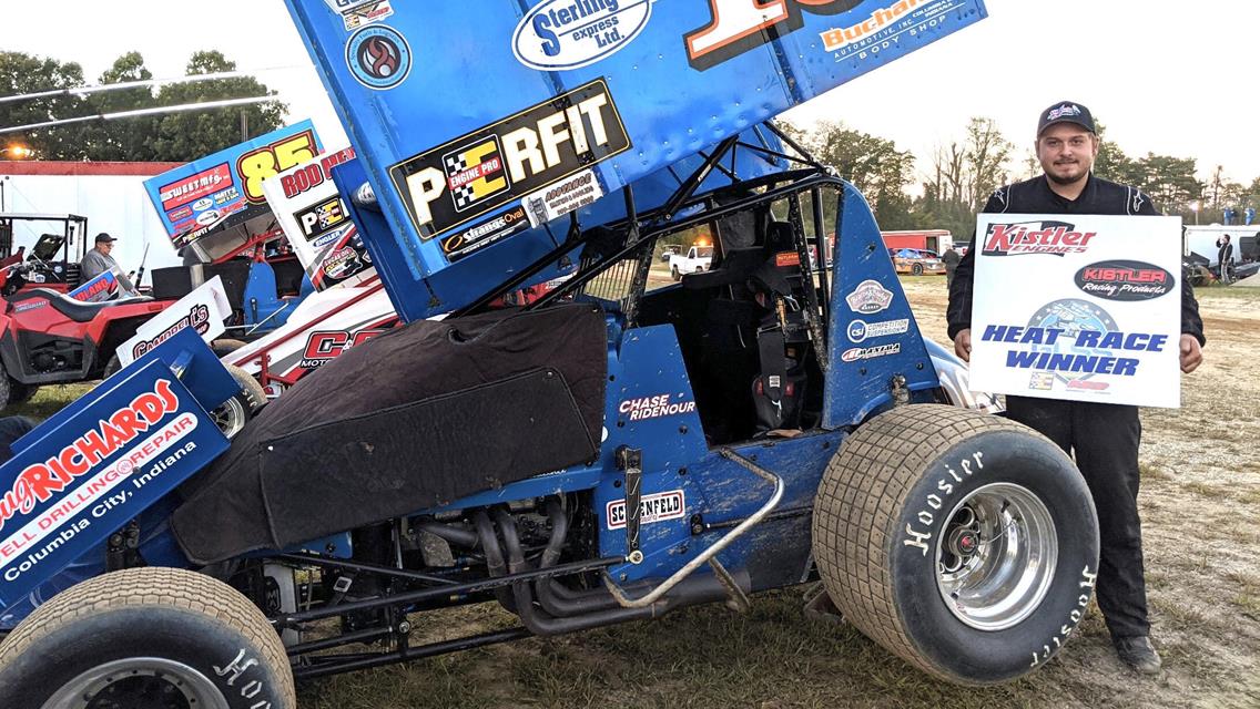 RIDENOUR HOLDS ON FOR BIG PAYDAY