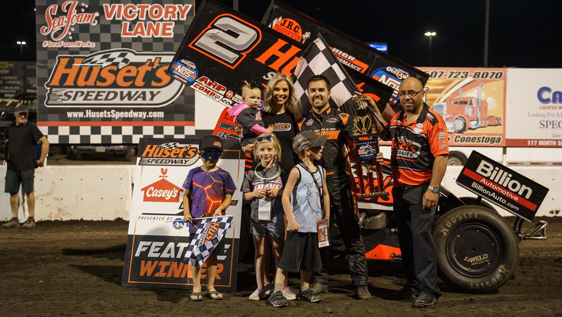 Gravel, Yeigh and Goos Jr. Earn Wins at Huset’s Speedway on I-29 RV SuperCenter Night