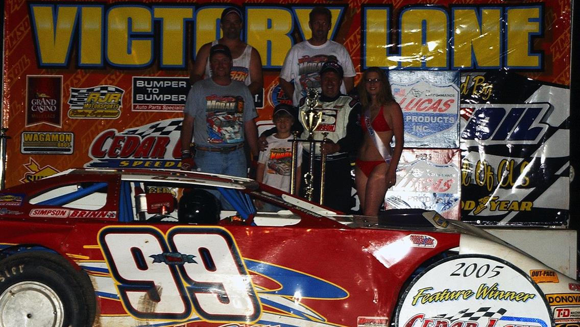 Donnie Moran Takes First Career Lucas Oil Late Model Dirt Series Win at Cedar Lake