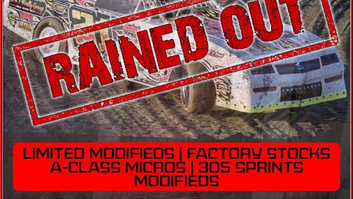 Weekly Racing Cancelled for June 8th