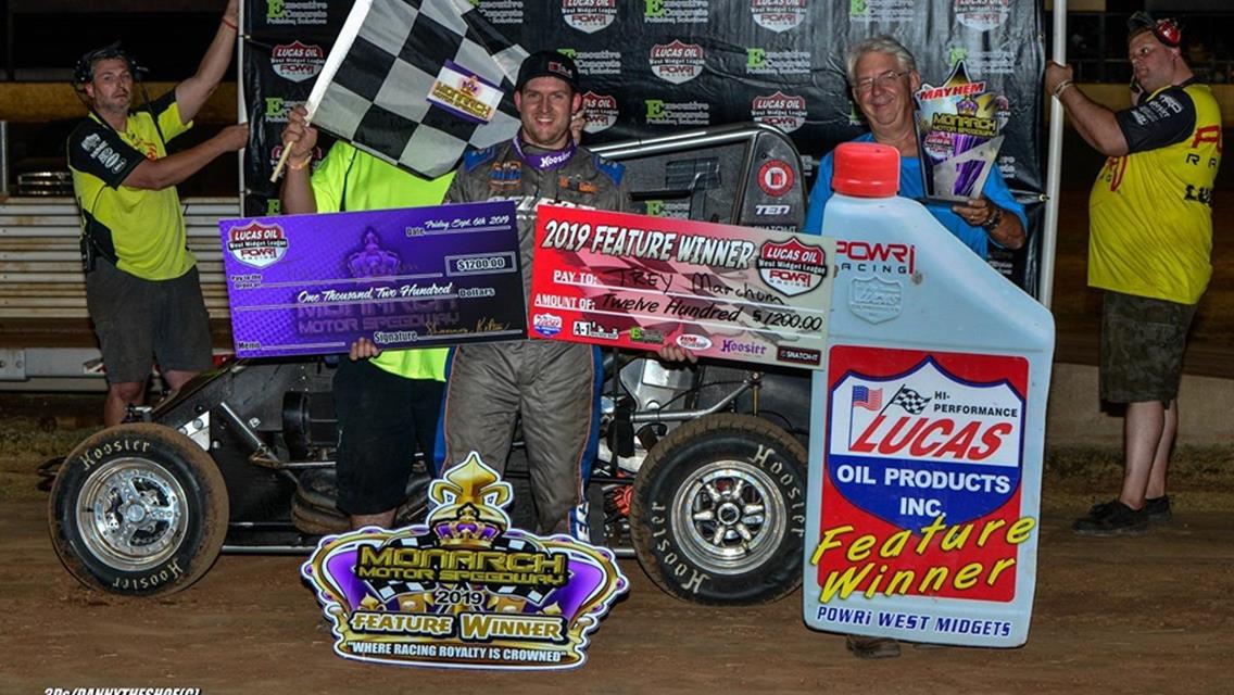 MAYHEM AT MONARCH GOES TO MARCHAM ON NIGHT ONE