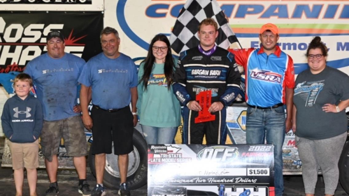Fairmont Raceway (Fairmont, MN) – Repairable Vehicles.com Tri-State Series – August 26th, 2022. (Jamie Borkowski photo)