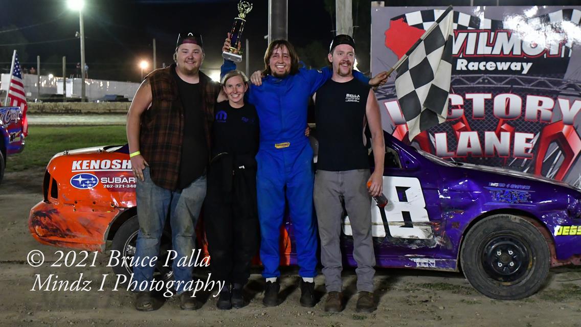 Rossmann Becomes Youngest Winner at Wilmot Raceway