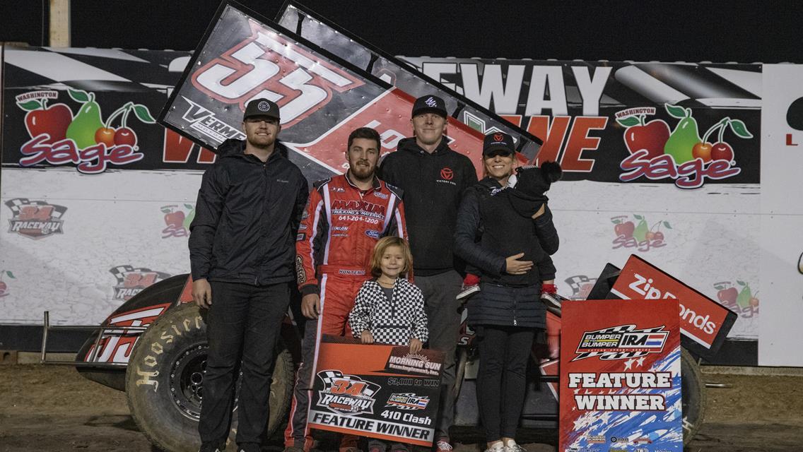 HUNTER SCHURENBERG SEALS THE DEAL AT 34 RACEWAY