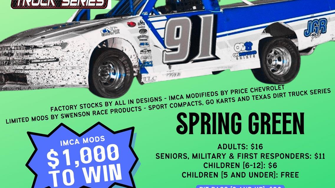 All In Designs SPRING GREEN this weekend