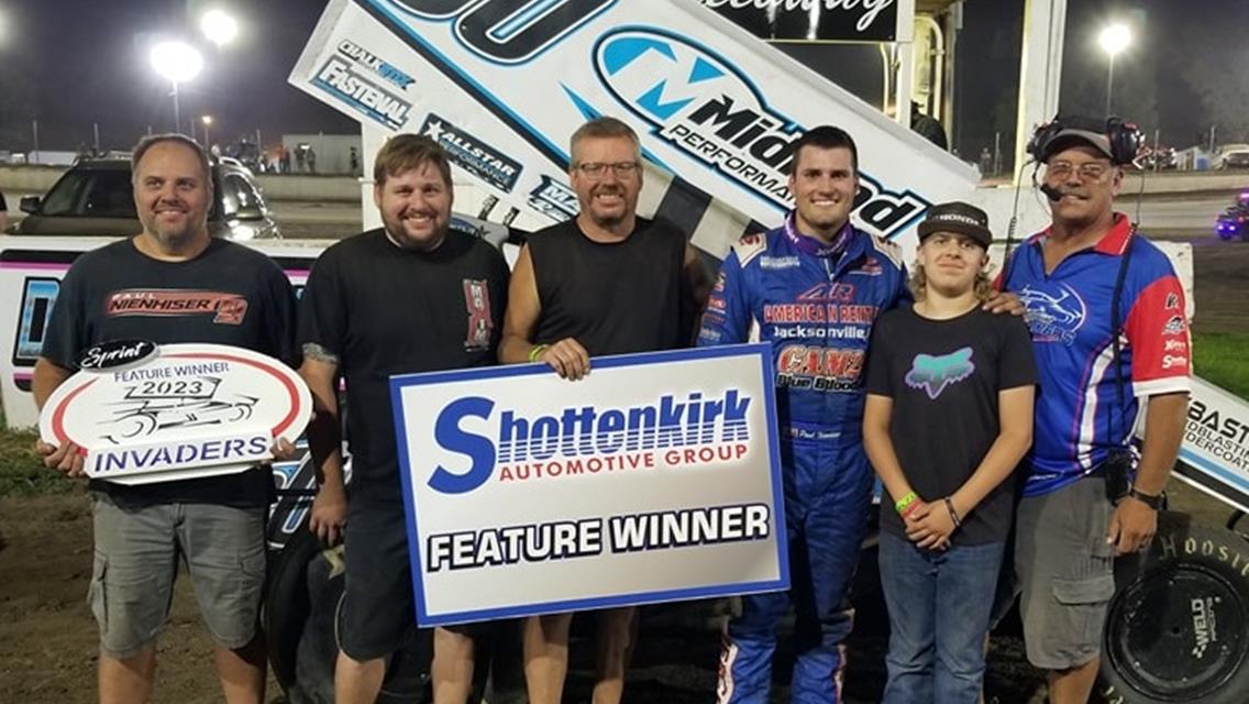 Paul Nienhiser Tames Peoria High Banks With Sprint Invaders!
