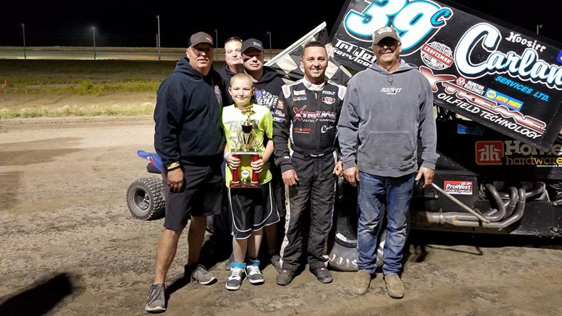 Rilat Nets Second Straight Sprint Car Win in Montana
