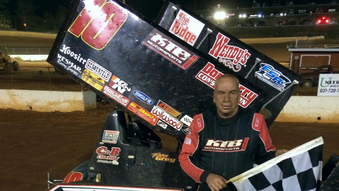 Terry Gray Crosses First At Crossville With ASCS Southern Outlaw Sprints