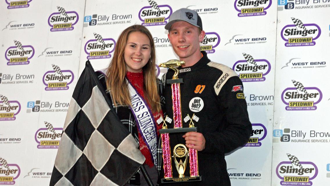 Apel captures the Alan Kulwicki Memorial at Slinger!