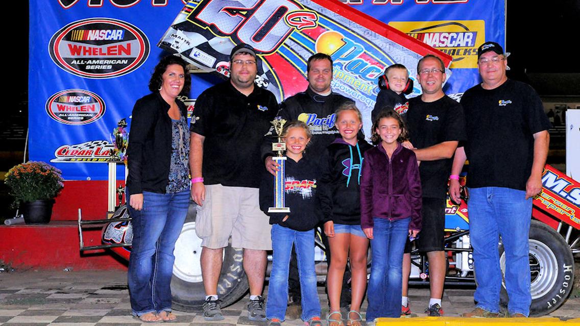 Chris Graf &amp; Crew In CLS Victory Lane 9-7-13
