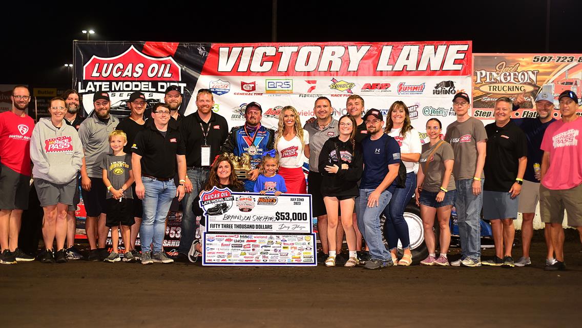 Huset’s Speedway (Brandon, SD) – Lucas Oil Late Model Dirt Series – Silver Dollar Nationals – July 22nd, 2023.