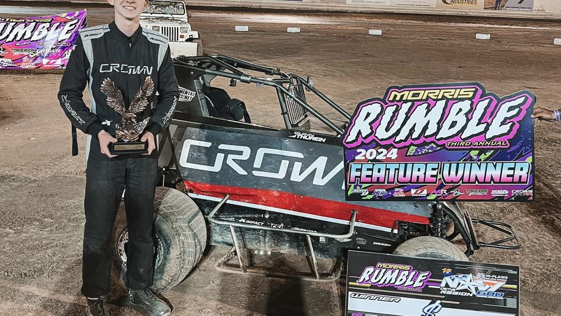 Koen Crawford, Quinn Thurein, and Jace Thurein Score Morris Rumble Friday Night Wins!