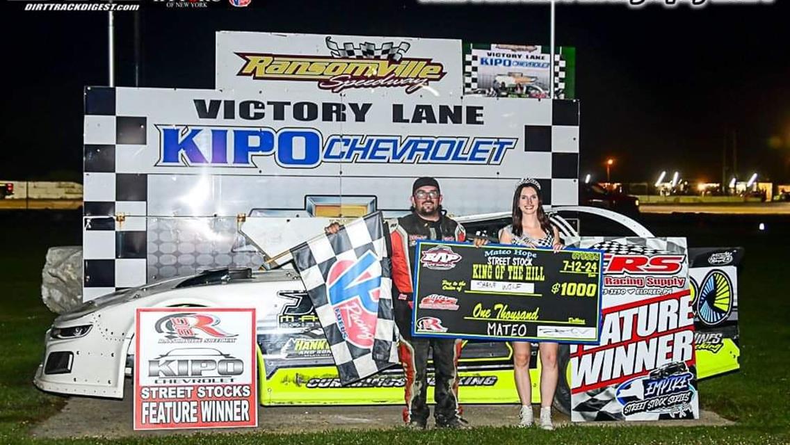 SHANE WOLF WINS MATEO HOPE MEMORIAL