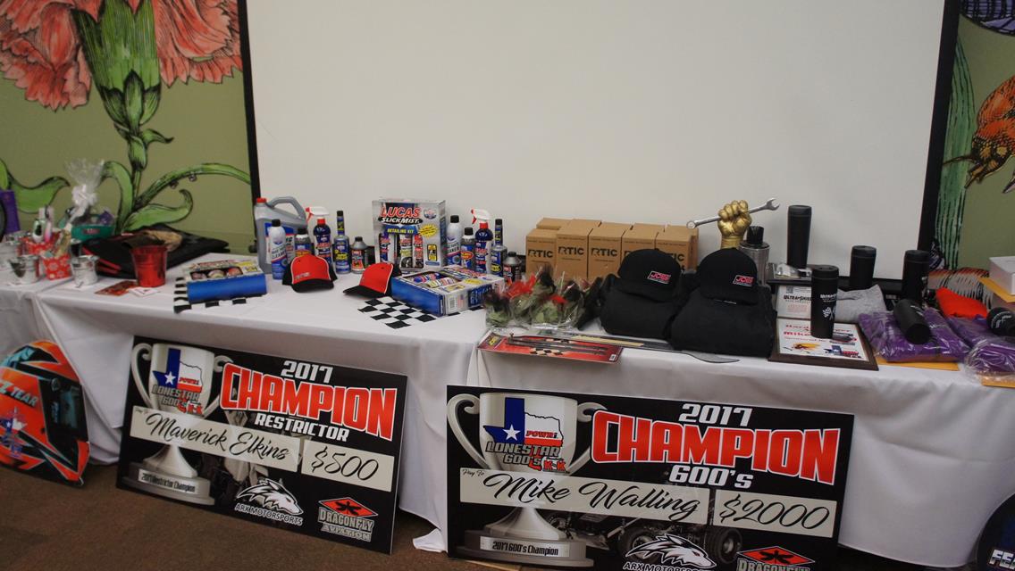 2017 Champions Crowned at The 4th Annual POWRi Lonestar 600 Banquet