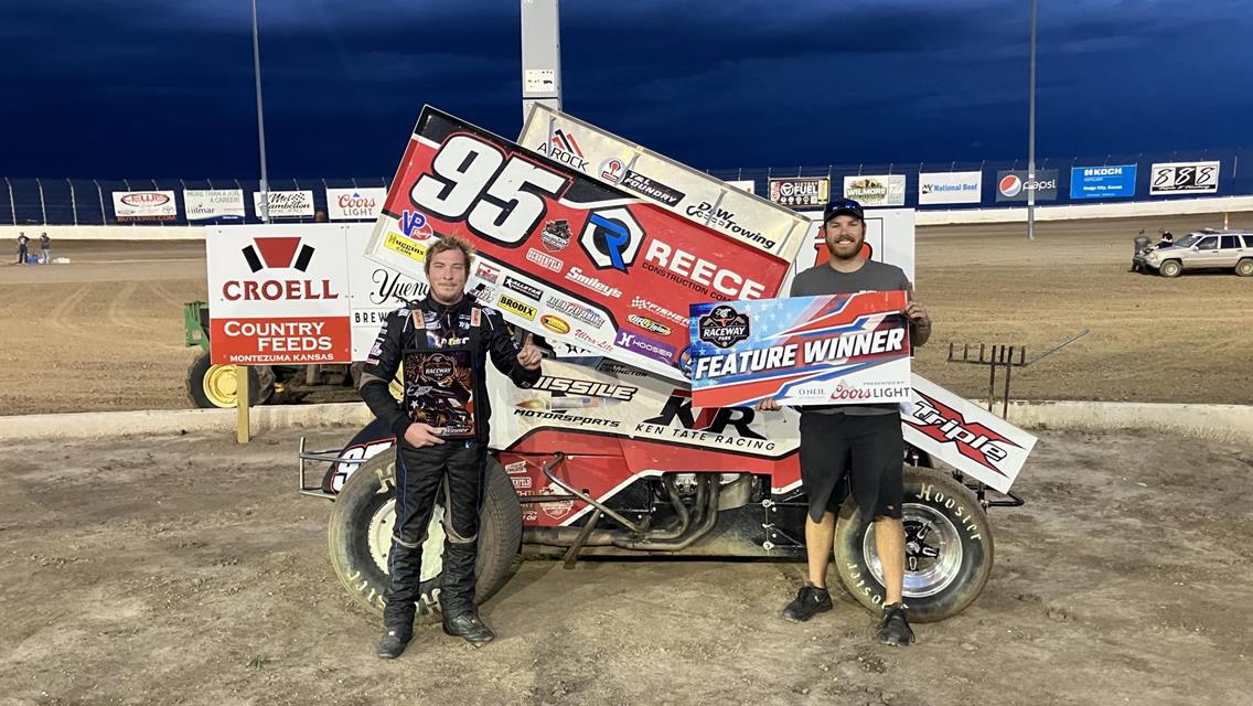 Matt Covington, Brett Berry Win a Rain Shortened Night at Dodge City Raceway Park