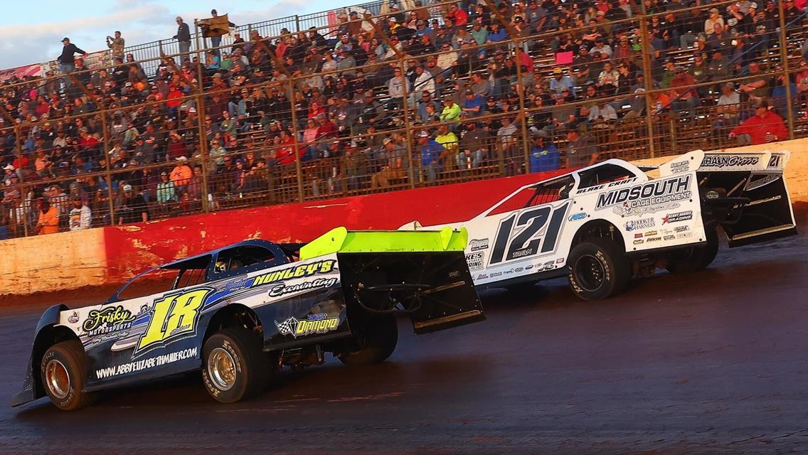 Talladega Short Track (Eastaboga, AL) – Valvoline Iron-Man Southern Series – Ice Bowl – January 6th-7th, 2023. (Josh James Artwork)