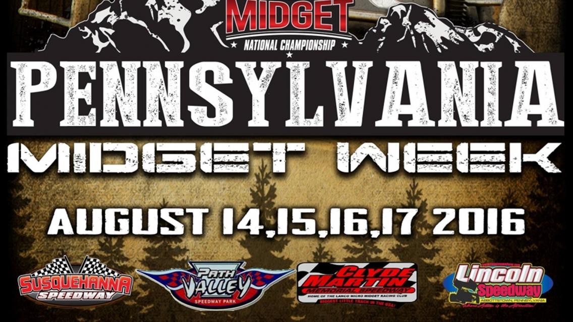Rain Wins Second Straight &quot;Pennsylvania Midget Week&quot; Event at Path Valley