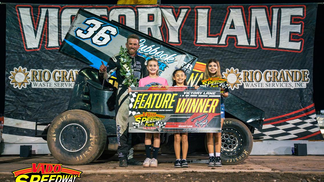 Kyle McCutcheon and JT Imperial Earn Wins at Vado Speedway Park with POWRi Desert Wing Sprints