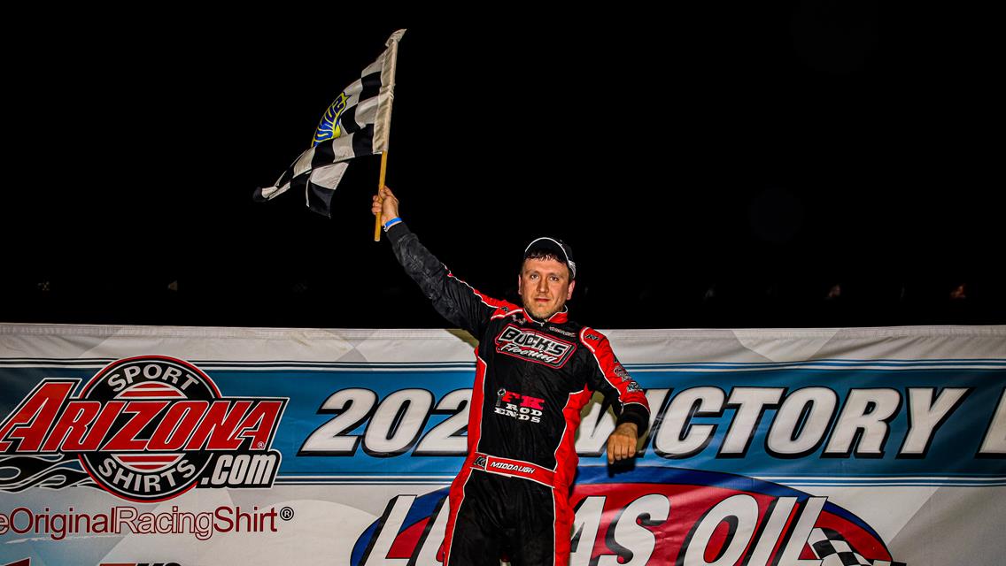 Middaugh drives to USRA Modified victory in Lucas Oil Speedway featured class; Hendrix, Ferris, Jackson also visit victory lane