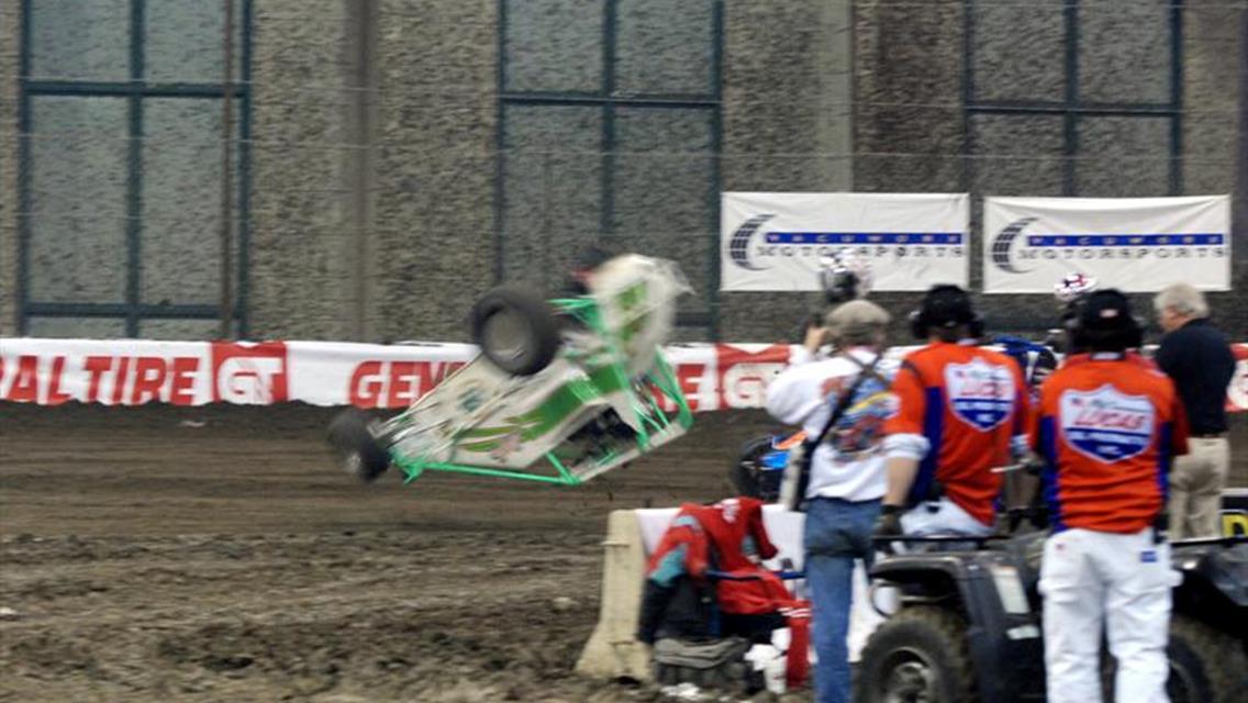 Kevin Michnowicz Chili Bowl Crash &amp; Fire By luvracin.com