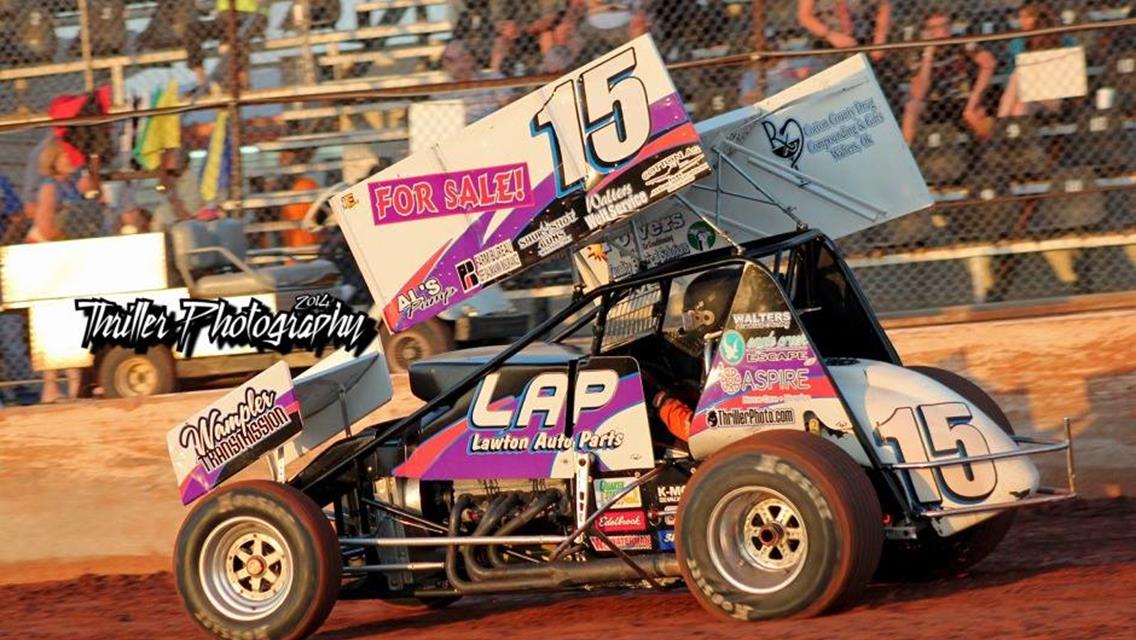 Wampler Battles Carburetor Issues on Championship Night at Lawton
