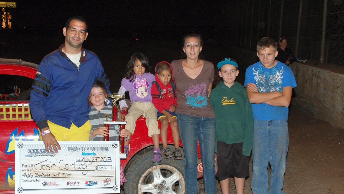 Glaser, Philpott, Crooks, Corley, and Christopherson Get To CGS Victory Lane