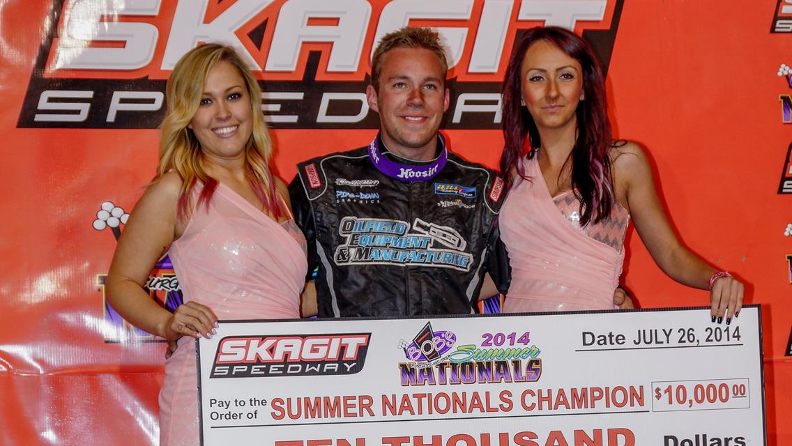Bergman Lands First Career Summer Nationals Triumph at Skagit Speedway