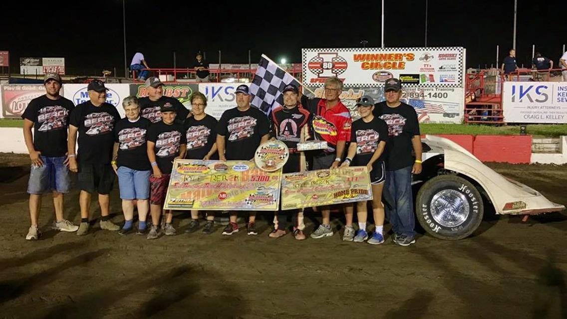 Berck, McCarl score at I-80 Speedway