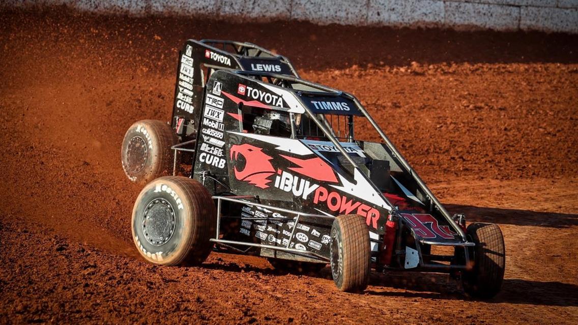 Timms Tames Red Dirt for Home State USAC Midget Triumph