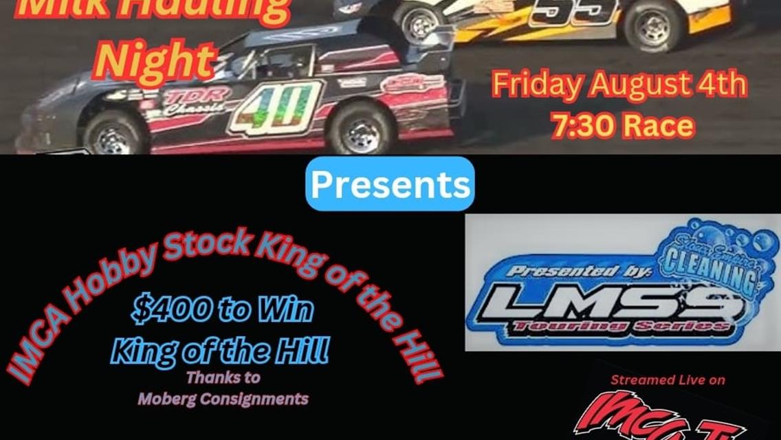 Van&#39;t Hof Milking Hauling sponsor for August 4th Races